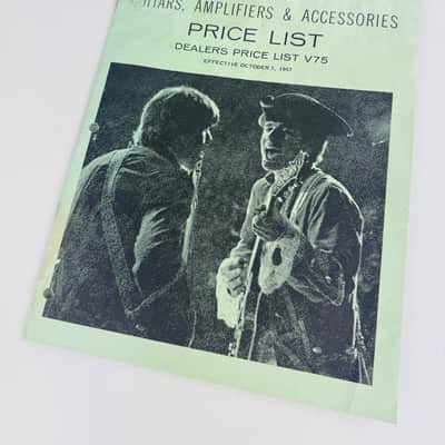 Vox Dealers Price List V75 & Reduced Price Supplement 1967 image 3