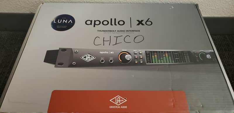 Universal Audio Apollo x6 Thunderbolt 3 Audio Interface 2018 - Present - Black image 1