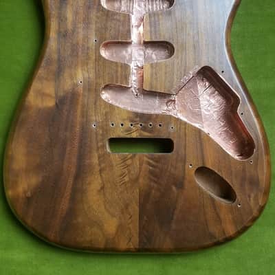Walnut Stratocaster Body Finished image 1