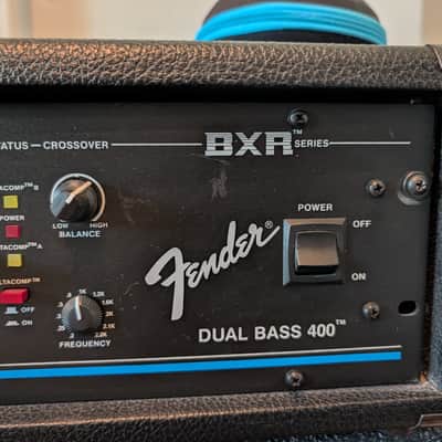 Fender BXR Dual Bass 400 Bass Head | Vintage Solid-State Bass Amp image 1