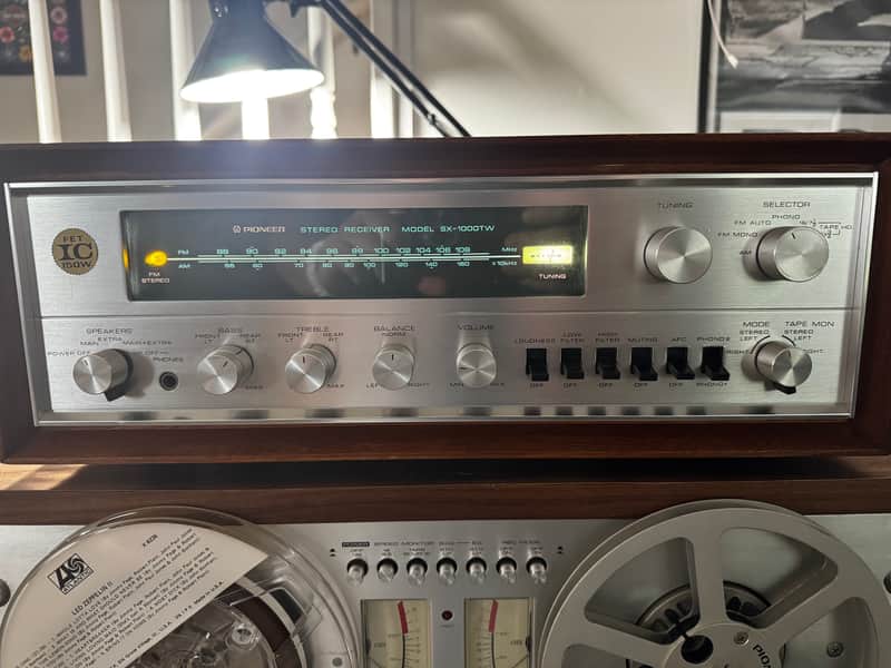Vintage 1971 Pioneer SX-1000TW Restored imagen 1
