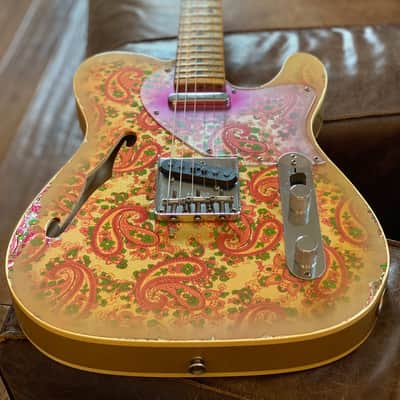 Fender Dale Wilson Custom Shop Thinline Telecaster Paisley Heavy Relic Masterbuilt CS image 8