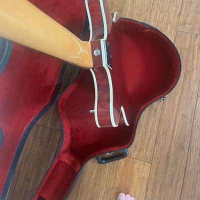 Vintage Ovation Typhoon Bass 1222-2 Fretted 1968/69 - Wine Red image 9
