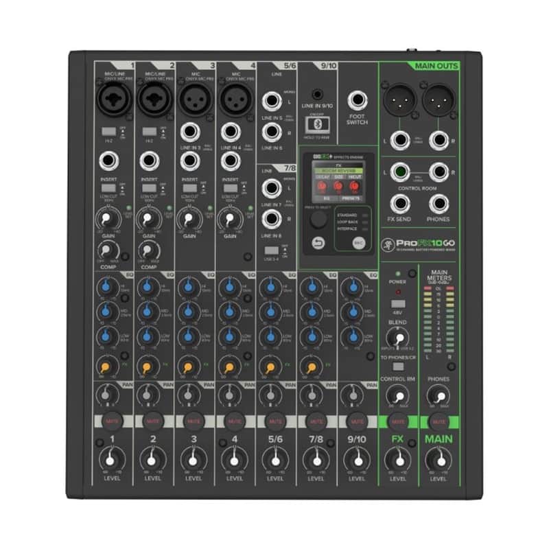 Mackie ProFX10 GO Portable 10 Channel Mixer image 1