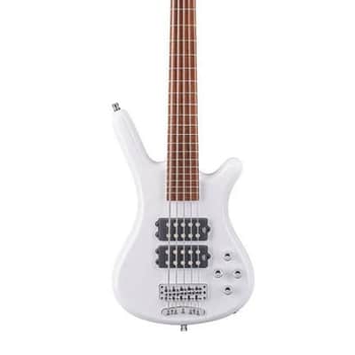 Warwick RockBass Corvette $$-4 String - Solid White High Polish image 1