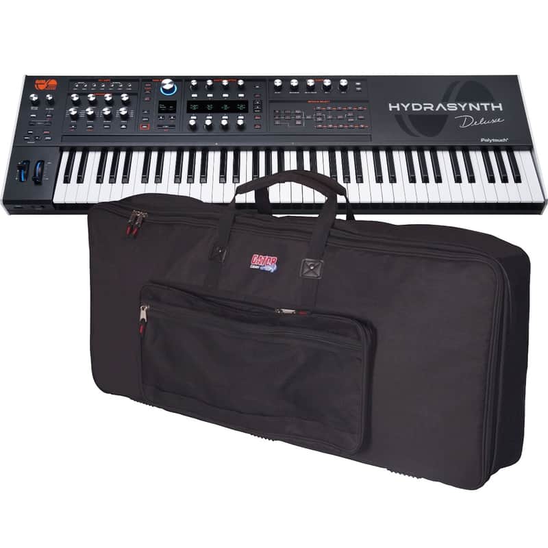 ASM Hydrasynth Deluxe Polyphonic Wavemorphing Synthesizer - Carry Bag Kit image 1