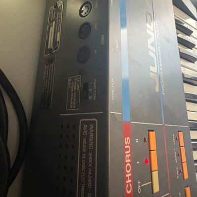 Roland Juno-106 61-Key Programmable Polyphonic Synthesizer 1984 - 1985 - Black image 7