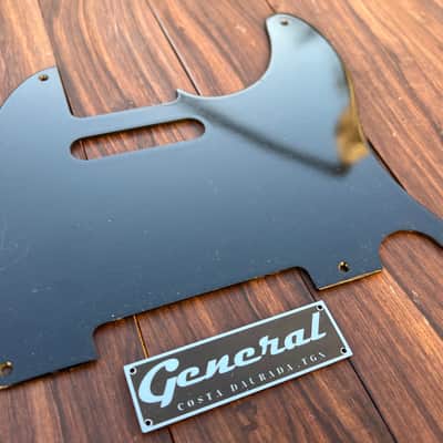 General Vintage Tone 1953/1954 Telecaster® Pickguard – Blackguard Nitrocellulose Lacquer, Real Phenolic Paper, Lightly Aged image 2