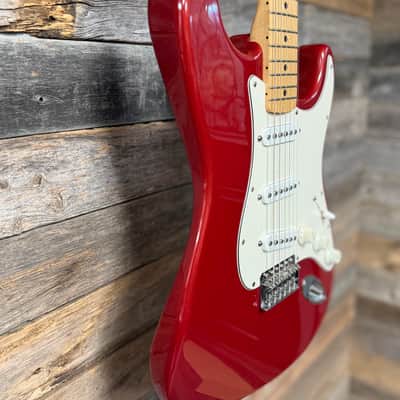 Fender MiM Stratocaster Crimson Red Sparkle 1995 image 4