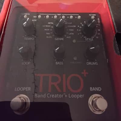 DigiTech TRIO Plus Band Creator + Looper 2010s - Black and FS3X Footswitch image 2