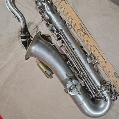 Vintage Buescher True Tone Silver C-Melody Saxophone, Good Condition image 18