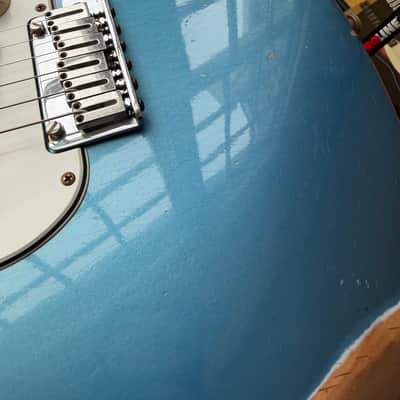 2025 Fender Custom Shop Stratocaster Pro W25 Relic - Aged Lake Placid Blue image 14