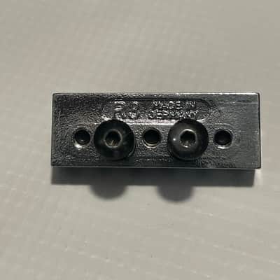 2000's Schaller Original Made in Germany Chrome Floyd Rose Pro Electric Guitar Tremolo Bridge Set & Brass Block image 10