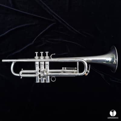 F. Besson pre war 88xxx GRAND PRIX trumpet - silver plated gamonbrass image 9