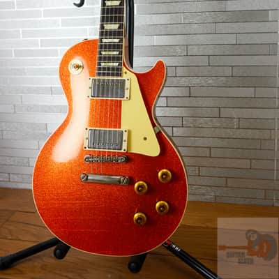 Custom Shop Murphy Lab '57 Les Paul Custom Ultra Light Aged - Orange Sparkle image 6