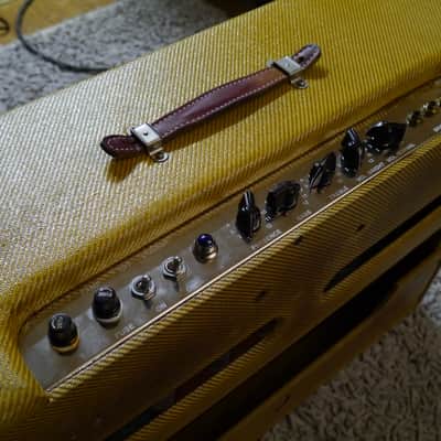 Fender Low Power Tweed Twin 5E8-A 2x12 TAD Tube Amp with Jensen AlNiCo5 Speakers image 2