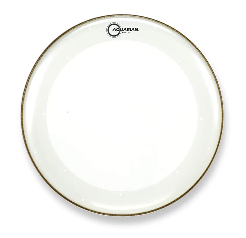 Aquarian Force I Texture Clear Bass Drumhead 20" - Open Box image 1