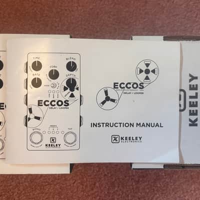Keeley ECCOS Neo-Vintage Tape Delay 2019 - Present - Lowest priced excellent condition that includes shipping as of 6/2/26. image 3