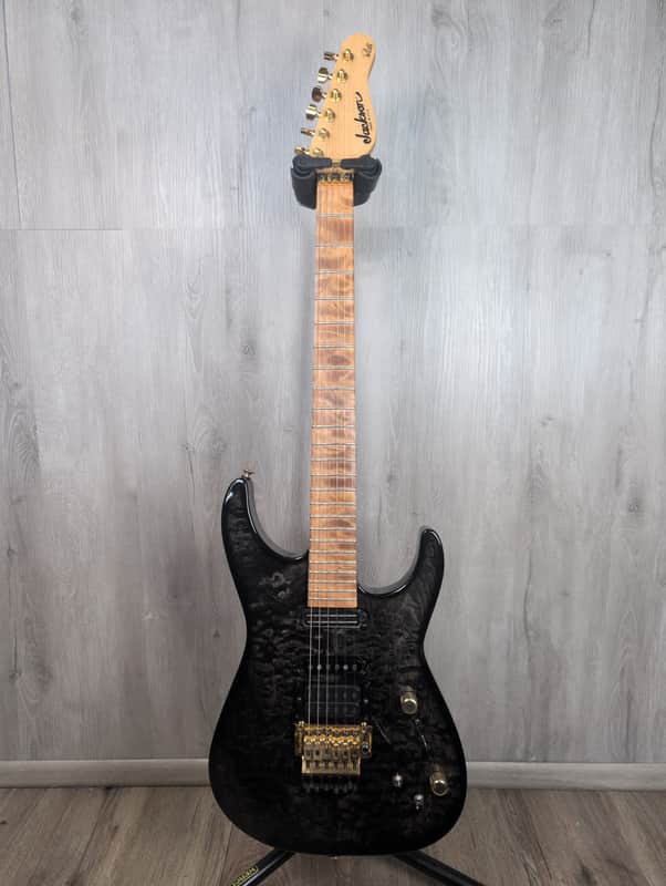 Jackson USA Series Phil Collen Signature PC1 2017 - Present - Satin Transparent Black image 1