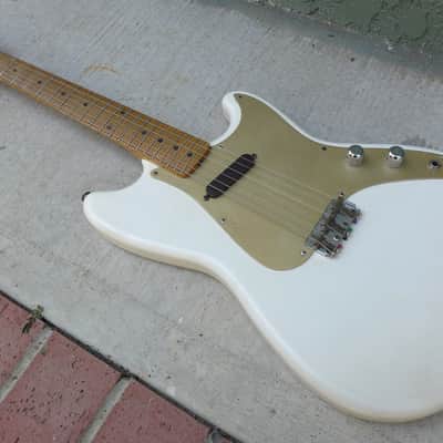 VINTAGE 1956 FENDER MUSICMASTER W/ CASE PRE-CBS MUSIC MASTER 1957 REFIN image 14