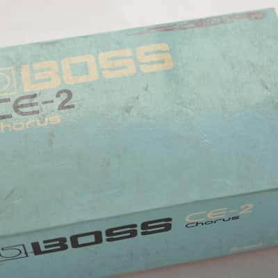 BOSS CE-2 Chorus Silver Screw 4-Digit Serial Black Label Made in Japan 1979 w/ Original Box image 14