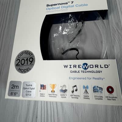 Wireworld Supernova 7 Toslink Optical Audio (STO) 2.0m Cable image 5
