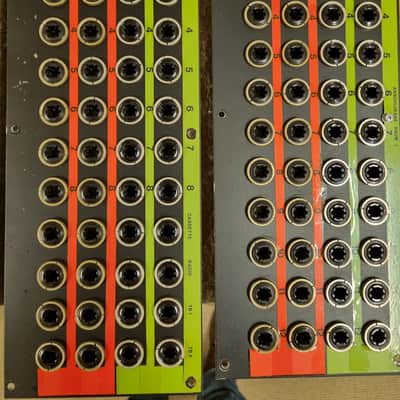 Vintage patchbay, big tuchell '70 - 4 boards, patches image 2