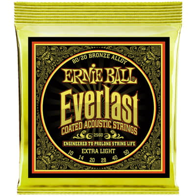 Ernie Ball Everlast EB2560 Extra Light 010-050 Coated image 1