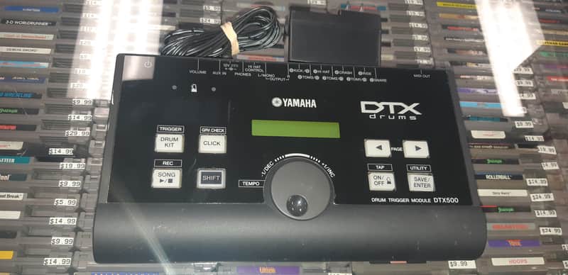 Yamaha DTX-500 Drum Trigger Module 2012 - 2017 - Black image 1