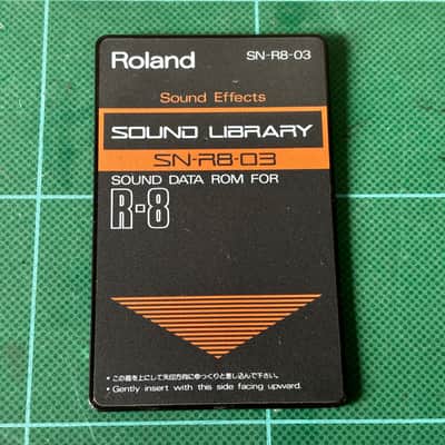 Roland SN-R8-03 Sound Effects ROM CARD FOR ROLAND R8 R-8 MKⅡ