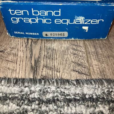Refurbished MXR MX-108 Ten Band Graphic Equalizer 1976 - 1984 - Blue image 4