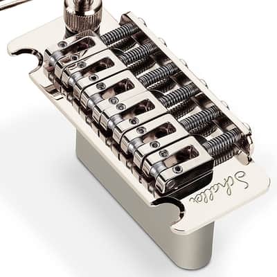 Schaller Germany Vintage Tremolo with Roller Saddles for Fender Strat, NICKEL image 4