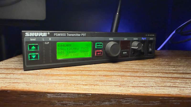 Shure PSM900 - K1 Band - P9T Transmitter 596-632 MHz image 1