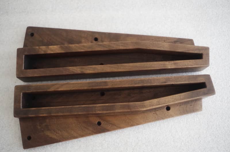 Roland Juno-106 Wooden Side Panels | Handmade American Walnut Replacement | Vintage Analog Synth image 1