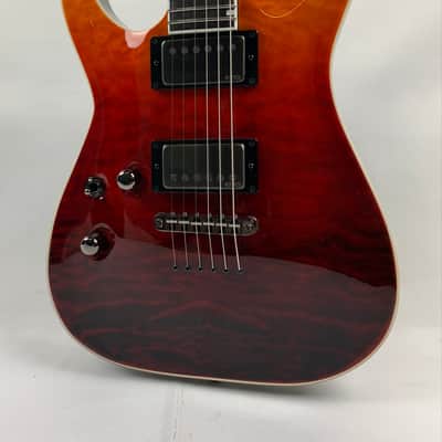 ESP E-II Horizon NT-II LH Tiger Eye Amber Fade Left-Handed Electric Guitar + Hard Case NT2 NT 2 image 6