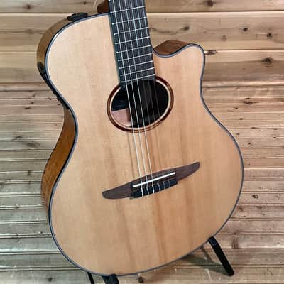 Yamaha NTX1 Acoustic-Electric Classical Guitar - Natural image 1