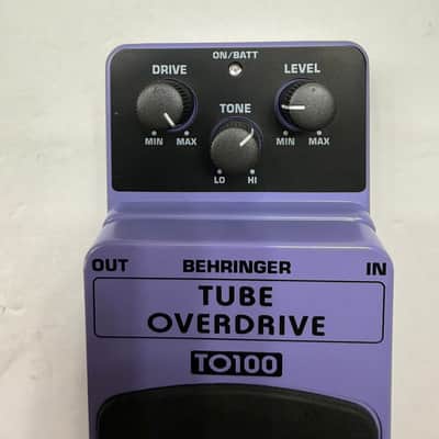 Behringer TO100 Tube Overdrive Guitar Effect Pedal image 2
