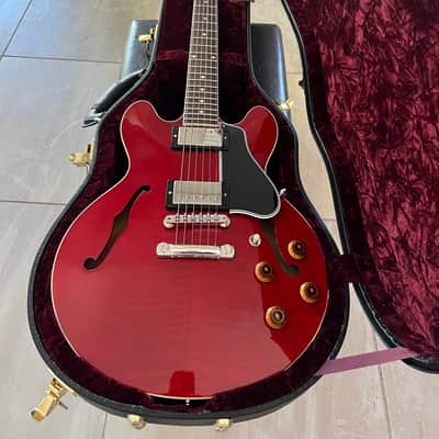 Gibson Custom CS-336 Guitar Figured Top Faded Cherry 6 lbs 6 oz image 2