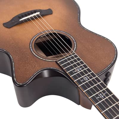 Taylor Builder's Edition 914ce Indian Rosewood/Lutz Spruce Grand Auditorium Acoustic/Electric Wild Honey Burst - 4024 image 7