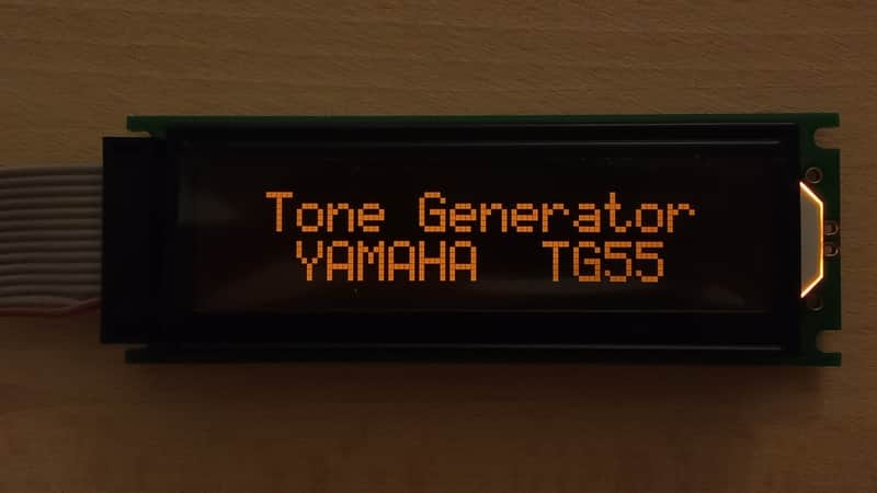Yamaha TG55 - New black_orange display image 1