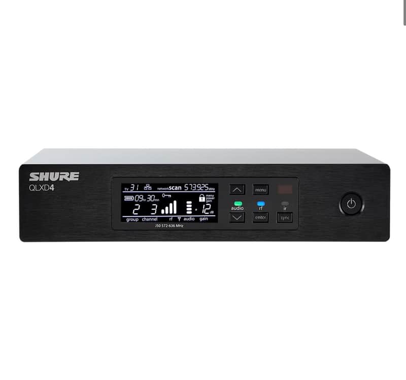Shure QLXD4 Wireless Receiver (K51 Band) – Brand New, Never Used imagen 1