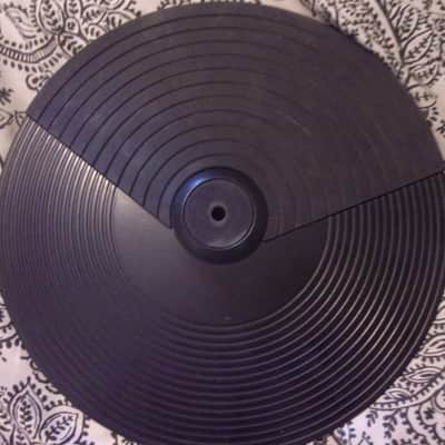 Lot of TWO Rock Band Electronic eDrums 12" Single Zone Crash / Ride Cymbal Pads 1/4" input MINT fits Alesis & Ion  NO Mount or Pole image 3