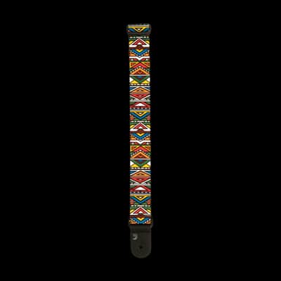 Mint D'Addario Polyester Woven Guitar Strap - Ndebele image 2