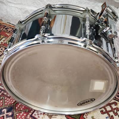 STUDIO SALE! Vintage Pearl Free Floating 14×6.5 Chrome Snare 1983 Japan image 3