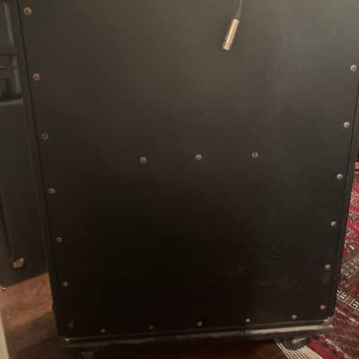 Ampeg '69-'70 - Blue line 55W tube 2ch amp with Ampeg 4x12 cab, dolly & original head cover image 10
