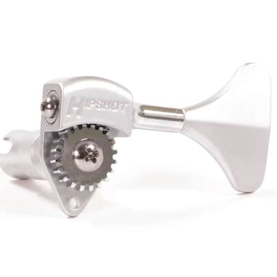 Hipshot Ultralite LIC Tuner HB6Y 1/2 Satin Chrome - 5 String 2x3 Set Auth Dealer