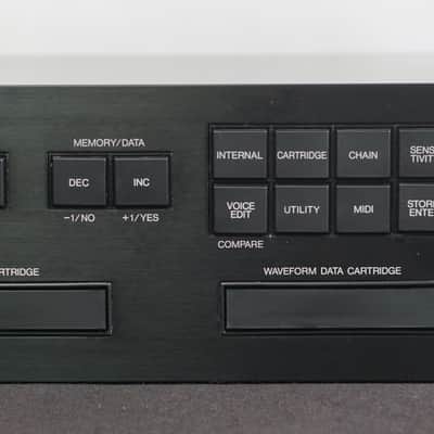 Yamaha PTX8 Percussion Tone Generator Vintage 2U Rack Module - New Screen - 100V image 3