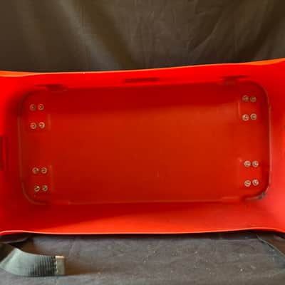 Frankie Banali's Quiet Riot Protechtor - 31x14x11" Rolling Hardware Hard Case, Stenciled 1980s–1990s - Orange image 11
