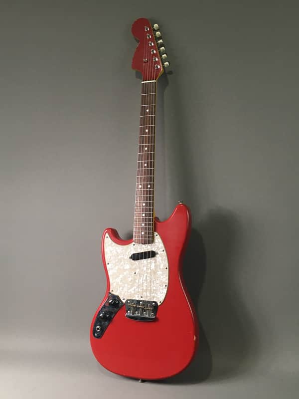 Lefty Boutique Vintage Custom Relic “Musicmaster II” Dakota Red Nitro Lacquer Musikraft 24” Short Scale HSC image 1