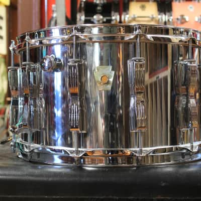 1990s Ludwig 8x14 Classic Colosseum Snare in Chrome Over Wood image 1